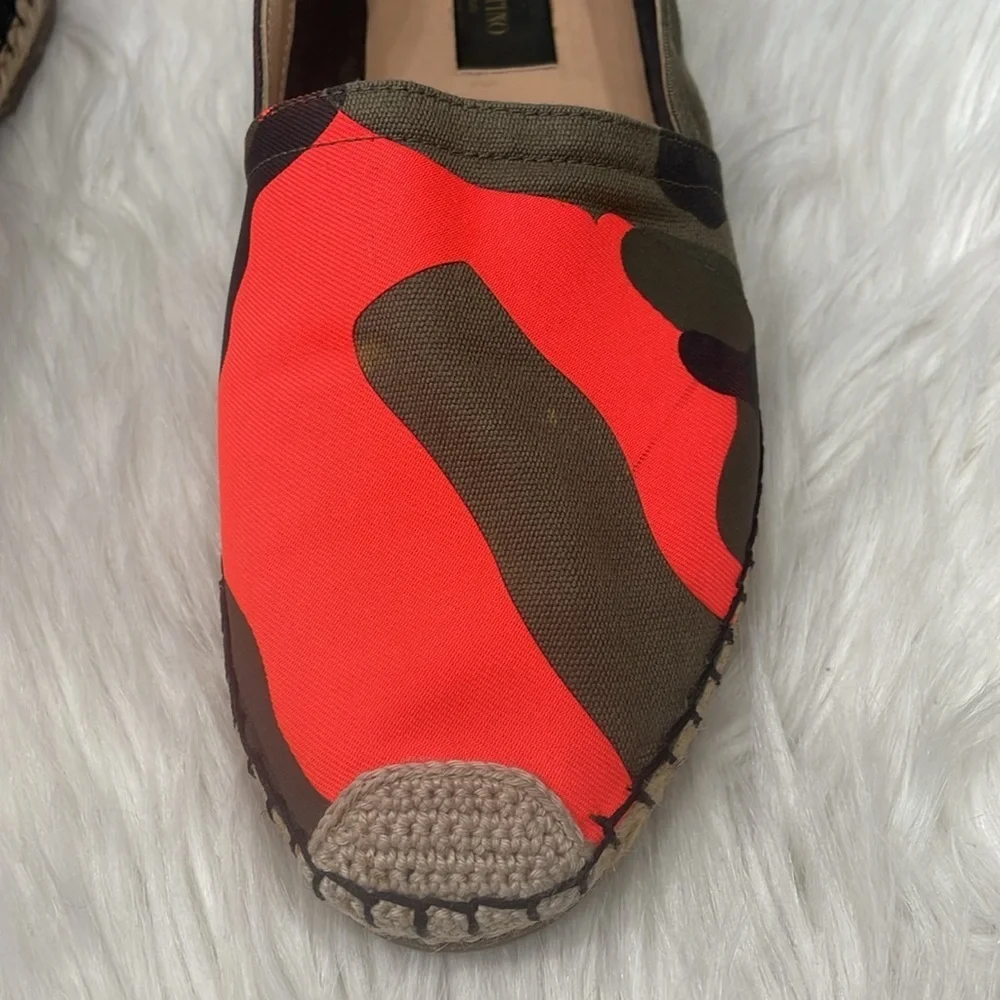 VALENTINO Neon Camo Espadrilles